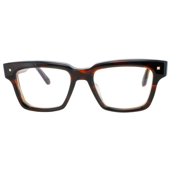 NWT VALENTINO EYEGLASSES SQUARE UNISEX HAVANA EYEWEAR - Picture 2 of 3